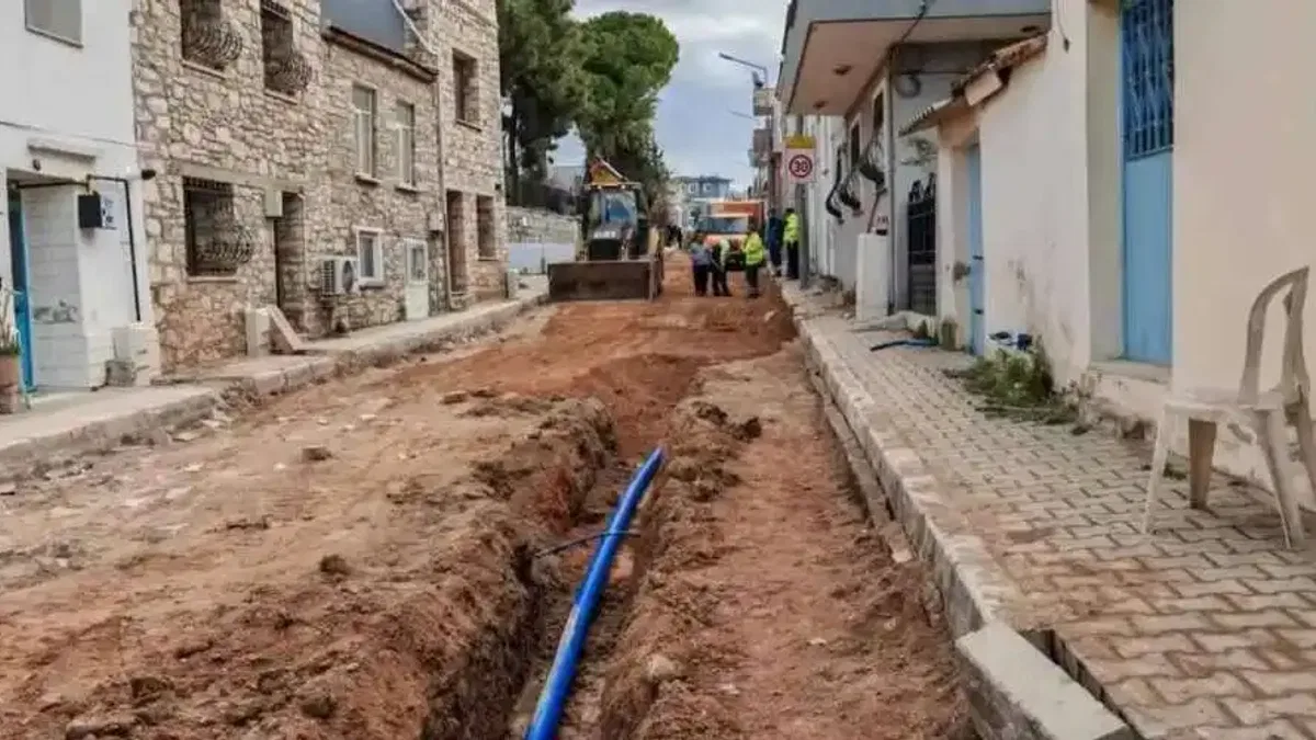 İZSU’dan Urla’ya yeni içme suyu hattı