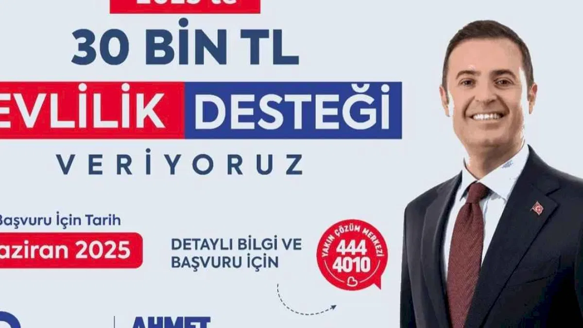 Balıkesir'den 30 bin liralık evlilik desteği