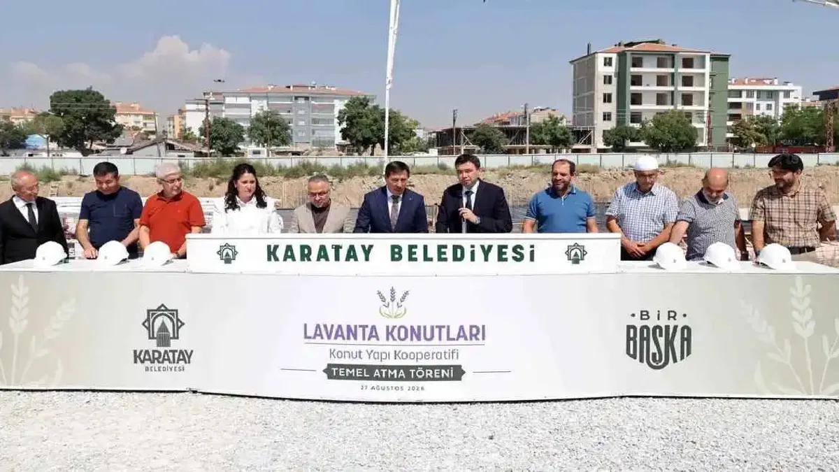 Konya Karatay Lavanta Konutları’nda temeller atıldı