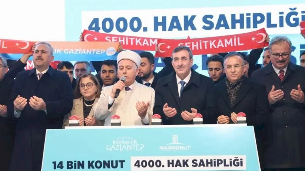 Gaziantep’te 4 bininci hak sahibi belirlendi