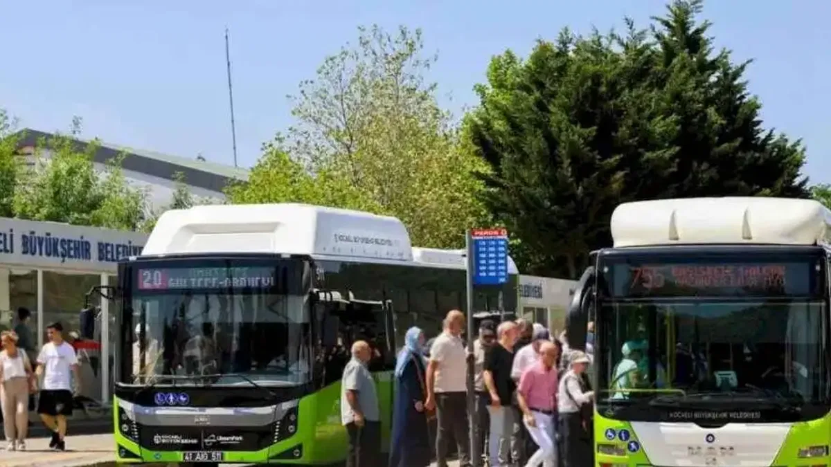 Kocaeli'nin otobüsleri 51 milyon yolcu taşıdı