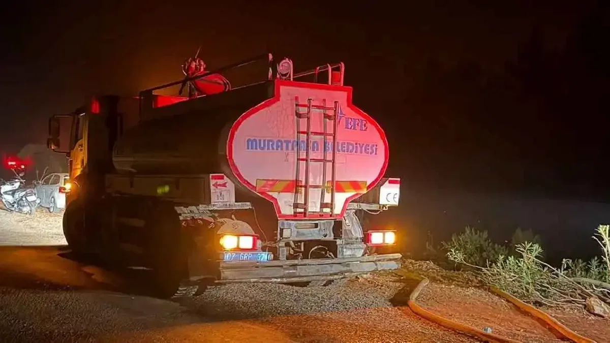 Antalya Muratpaşa’dan Aksu’daki yangınla mücadeleye destek