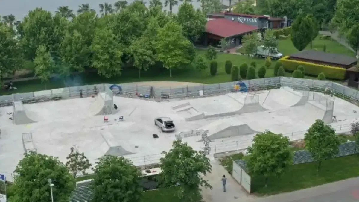 Gölcük sahiline skate park