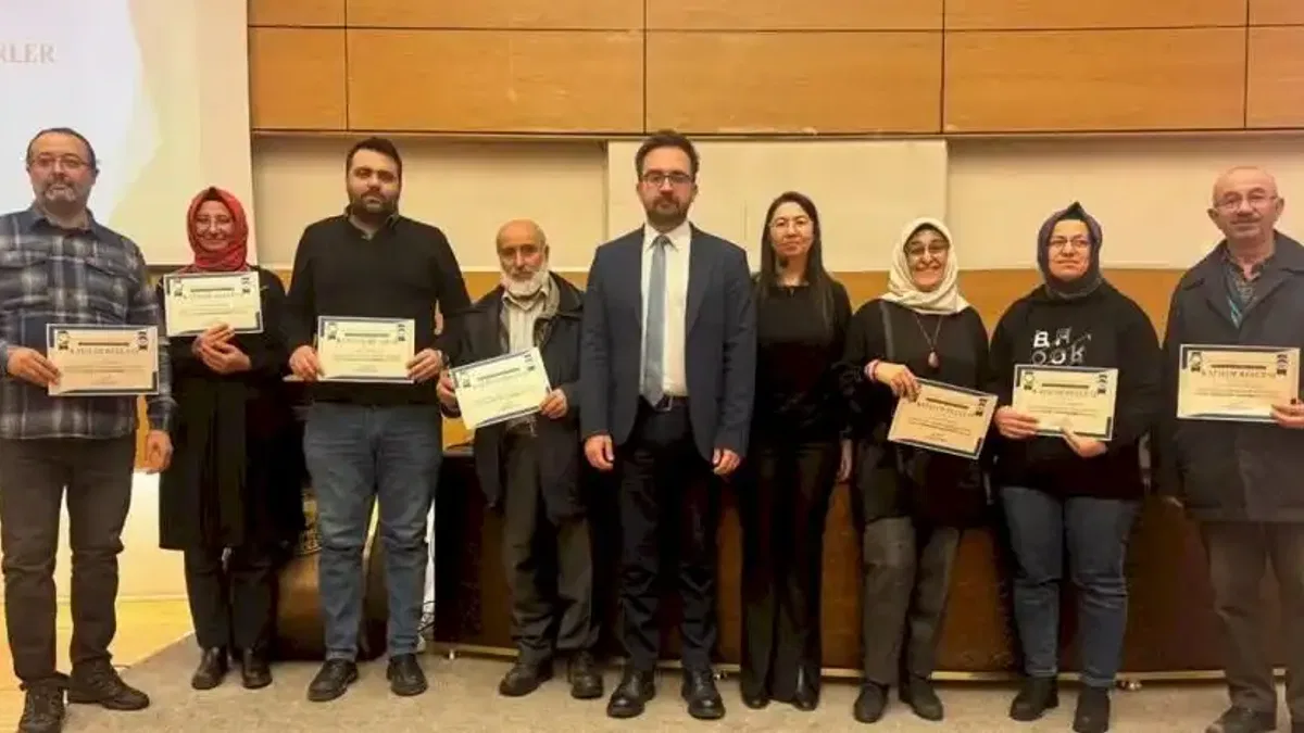 Kayseri Büyükşehir'den organik tarım kursiyerlerine sertifika