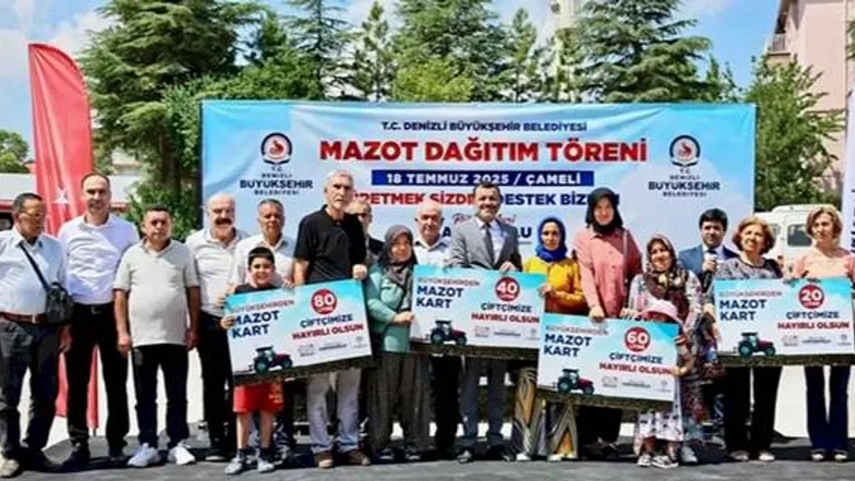 Denizli Büyükşehir'den üreticiye destek