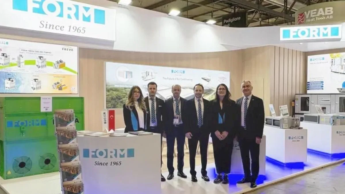 Form Endüstri Ürünleri, İtalya'da Yenilikçi İklimlendirme Çözümlerini Tanıttı