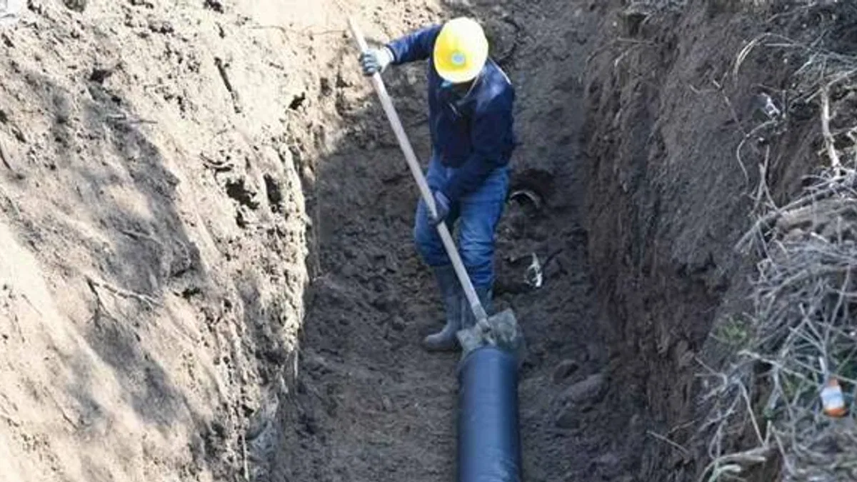 Manisa'da Üçpınar’ın kanalizasyon altyapı sorunu çözülüyor