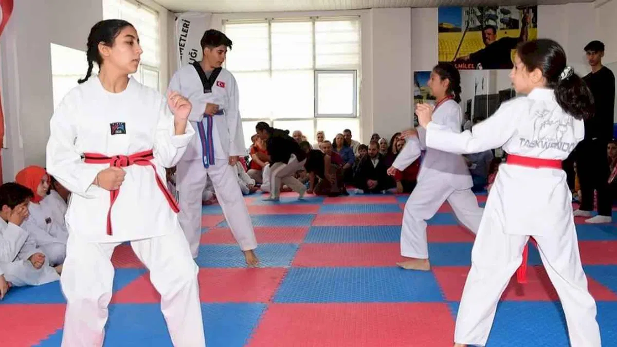 Malatya'da taekwondocuların kuşak heyecanı