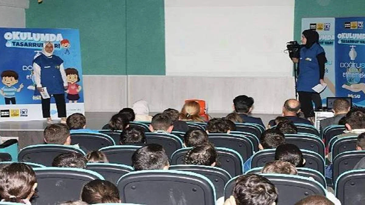 KOSKİ Su Verimliliği Seferberliği Kapsamında Okullarda Su Tasarruf Bilinci Kazandırıyor
