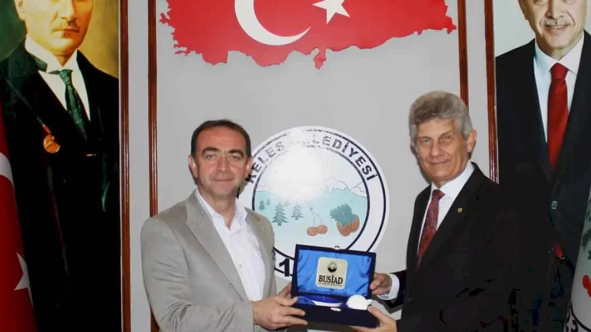BUSİAD'dan Keles'e nezaket ziyareti