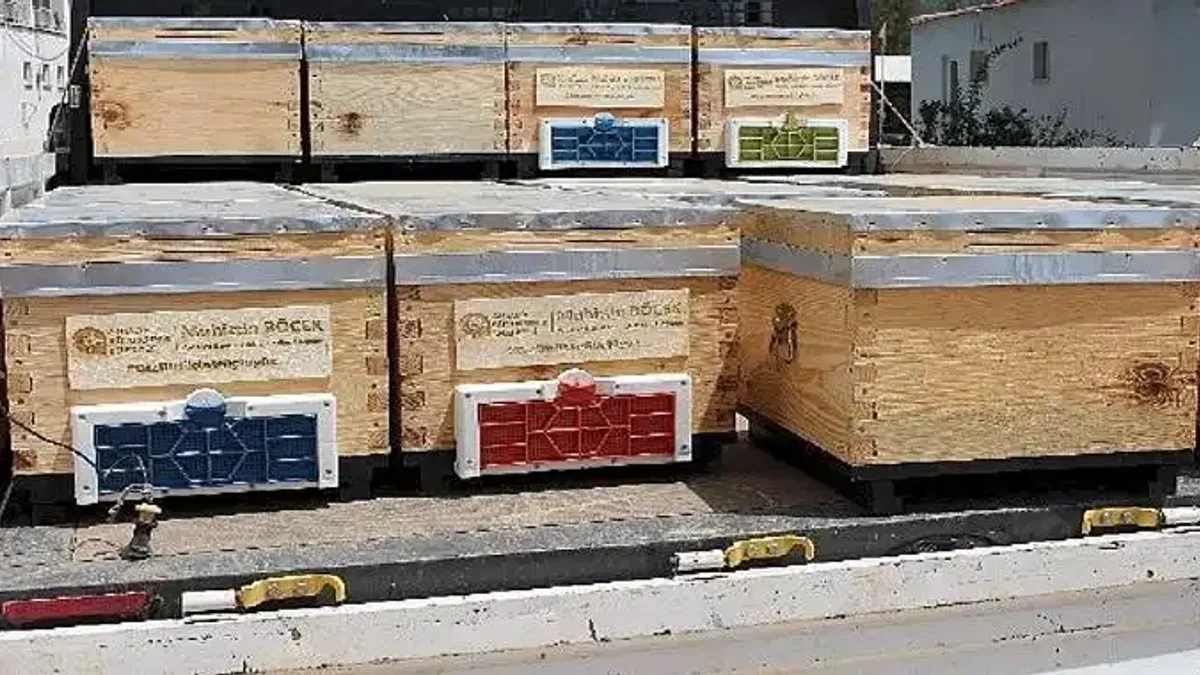 Antalya Büyükşehir'in arı kovanı destekleri sürüyor