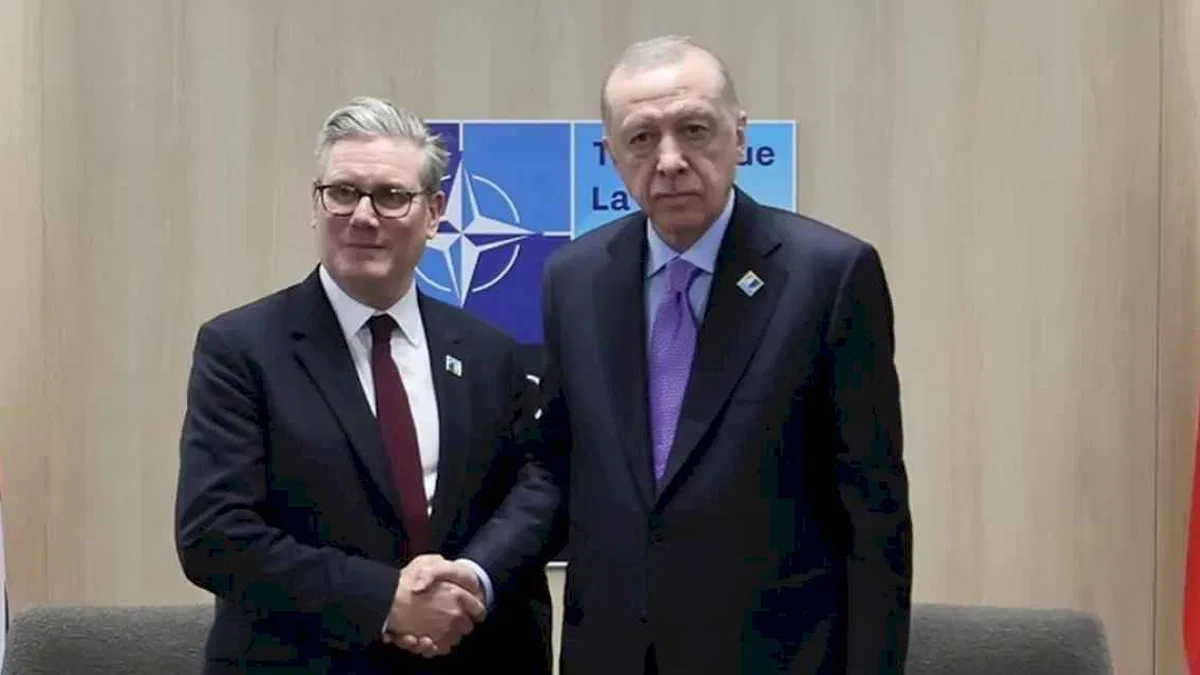 Cumhurbaşkanı Erdoğan, Starmer’ı kabul etti