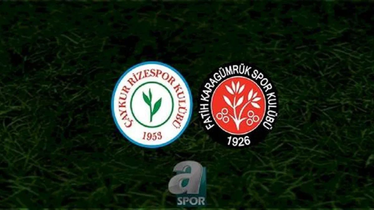 Çaykur Rizespor - Fatih Karagümrük | CANLI (Çaykur Rizespor - Fatih Karagümrük | Canlı Anlatım)