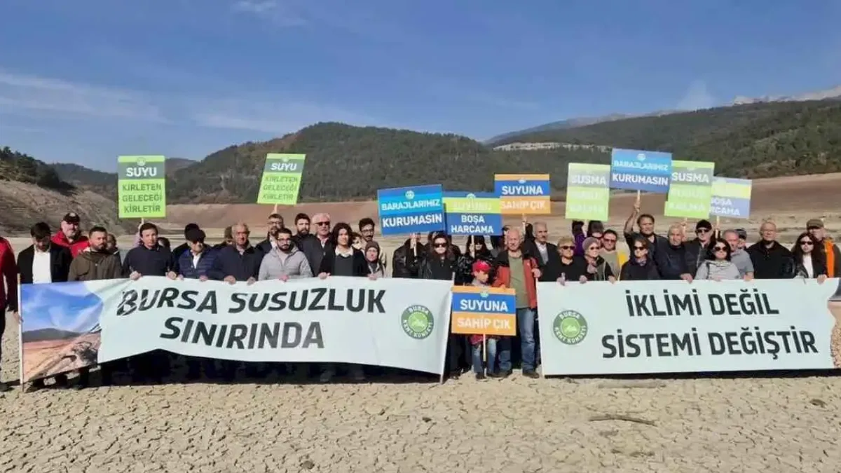 Bursa Kent Konseyi açıklama yaptı... Bursa susuzluk sınırında!
