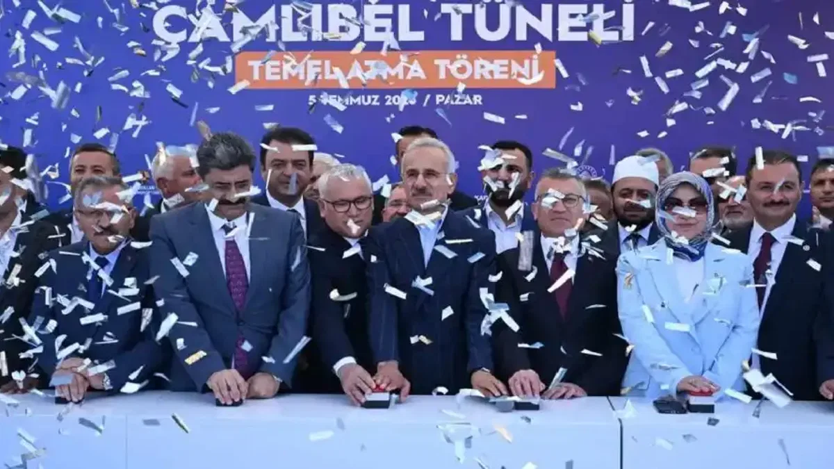 Sivas ile Tokat arasında kesintisiz ulaşım hedefi... Çamlıbel Tüneli’nin temeli atıldı