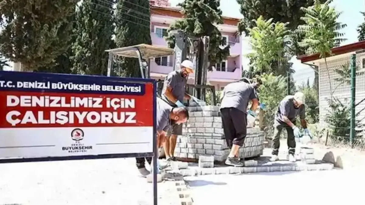 Denizli'nin her köşesi modern yol ağıyla güçleniyor