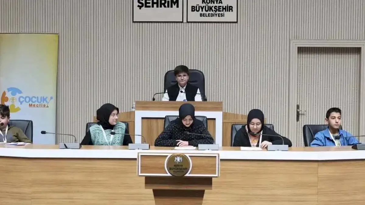 Konya Çocuk Meclisi 'çözüm odaklı' toplandı