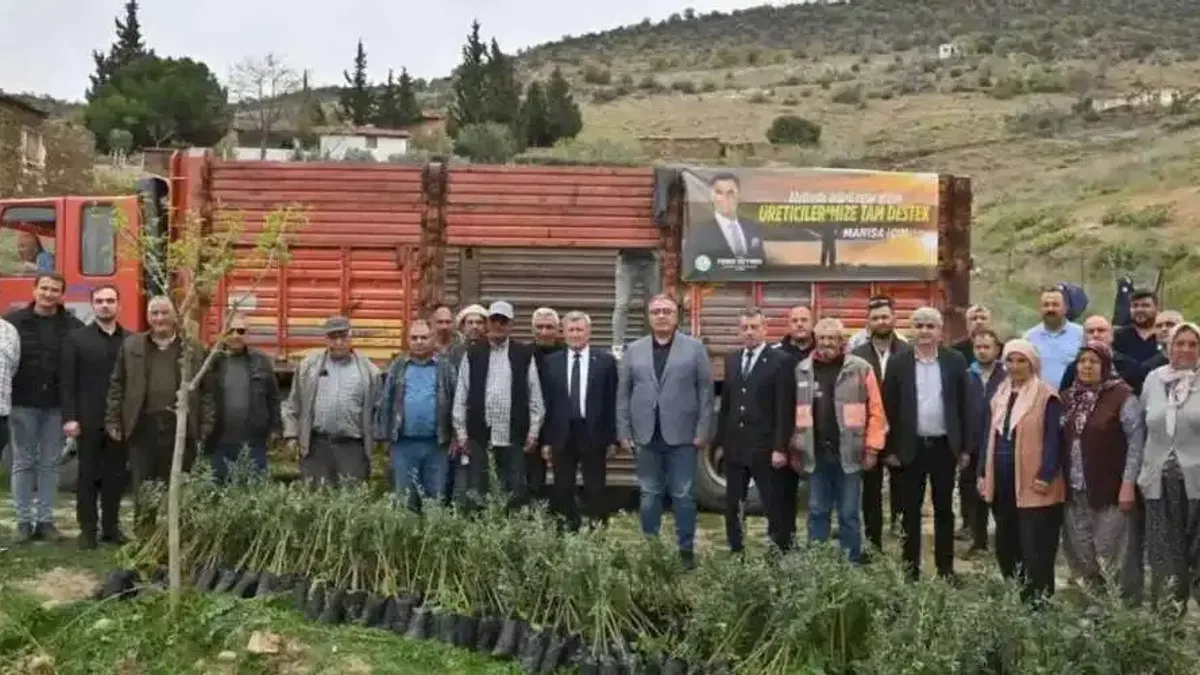 Manisa Büyükşehir yanan alanları yeşillendiriyor