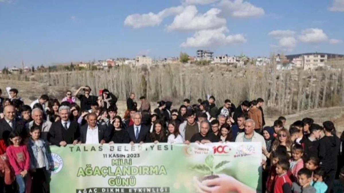 Kayseri Talas'ta ağaç dikme seferberlği
