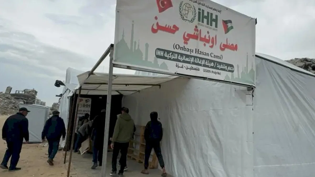 İsrail yıktı, Kocaeli Büyükşehir Gazze'de kurdu