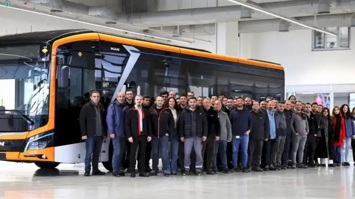 MAN Ankara’daki fabrikasında 'E şehir' otobüs üretimine başladı
