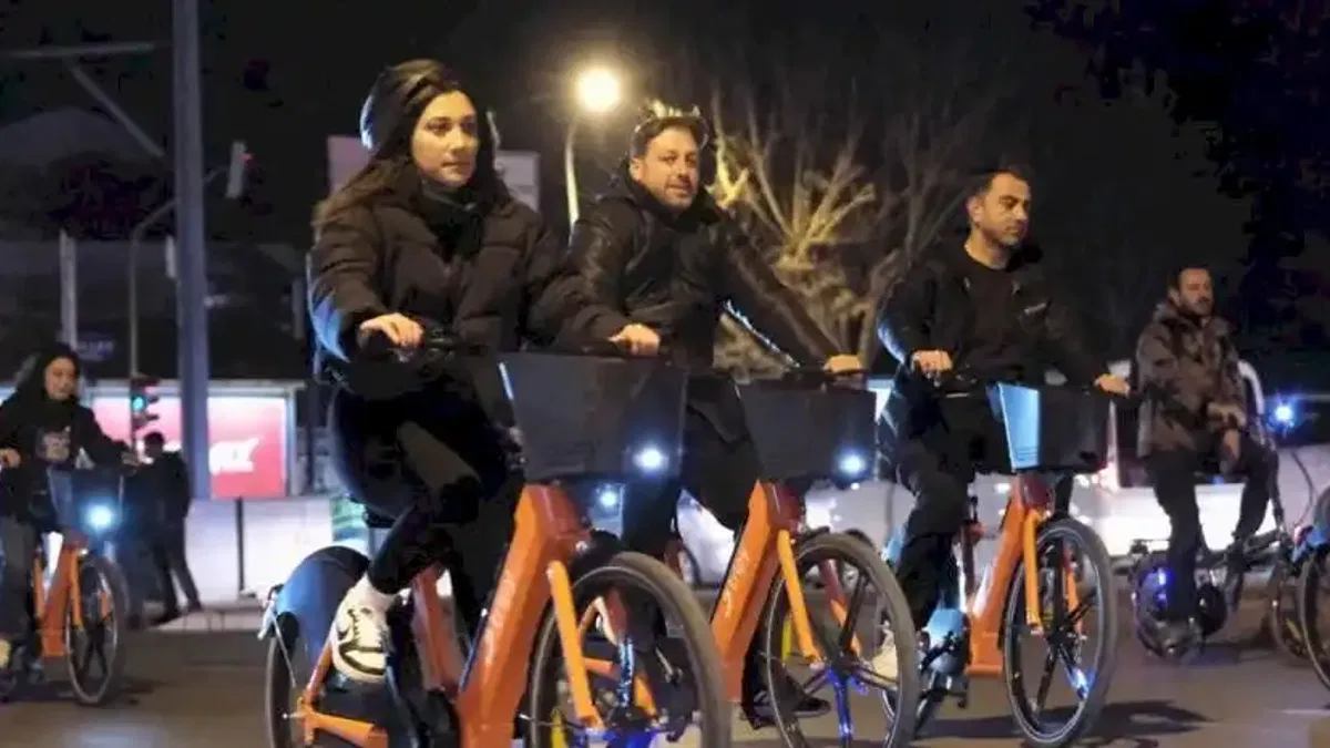 Konya'da ramazanda pedallar sağlık için döndü