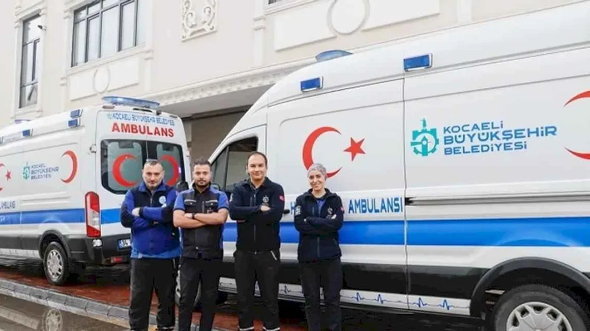 Kocaeli'nde 2024'te 48 bin kişiye "Hasta Nakil Ambulans"