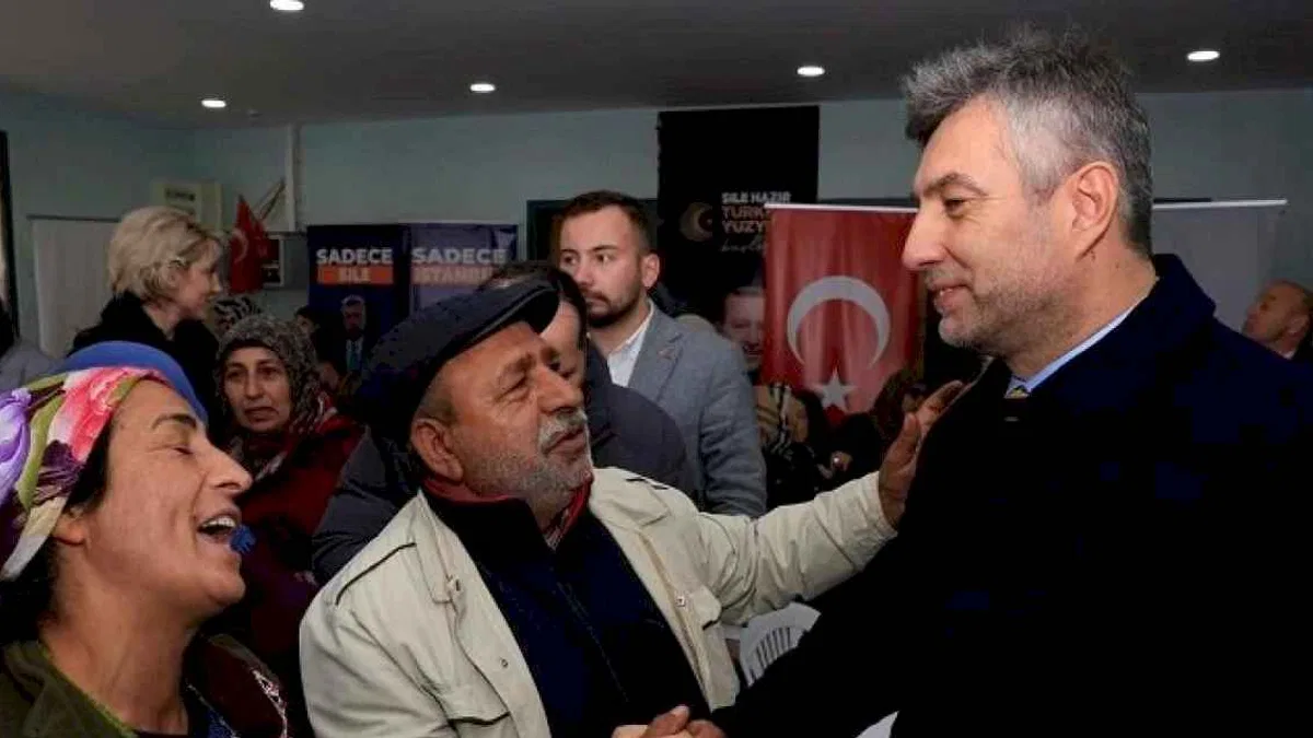 Ak Parti Seçim İrtibat Bürosu açılışında İlhan Ocaklı’ya yoğun ilgi