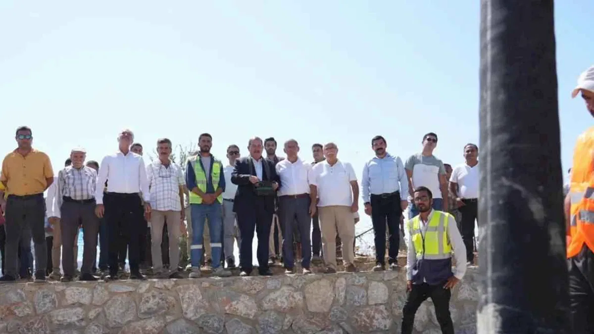 Muğla Milas'ta Gökbel'e çok amaçlı sosyal alan temeli