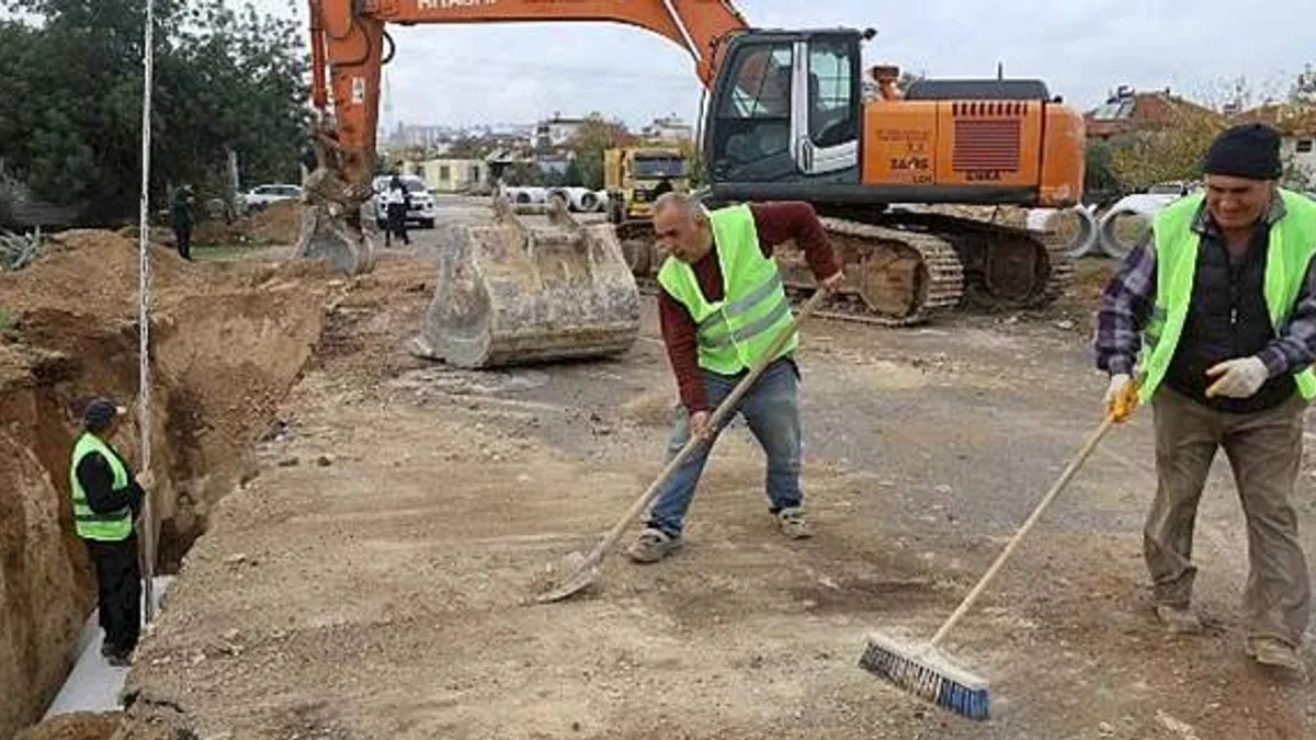 Habibler'in yağmur suyu sorunu çözülüyor