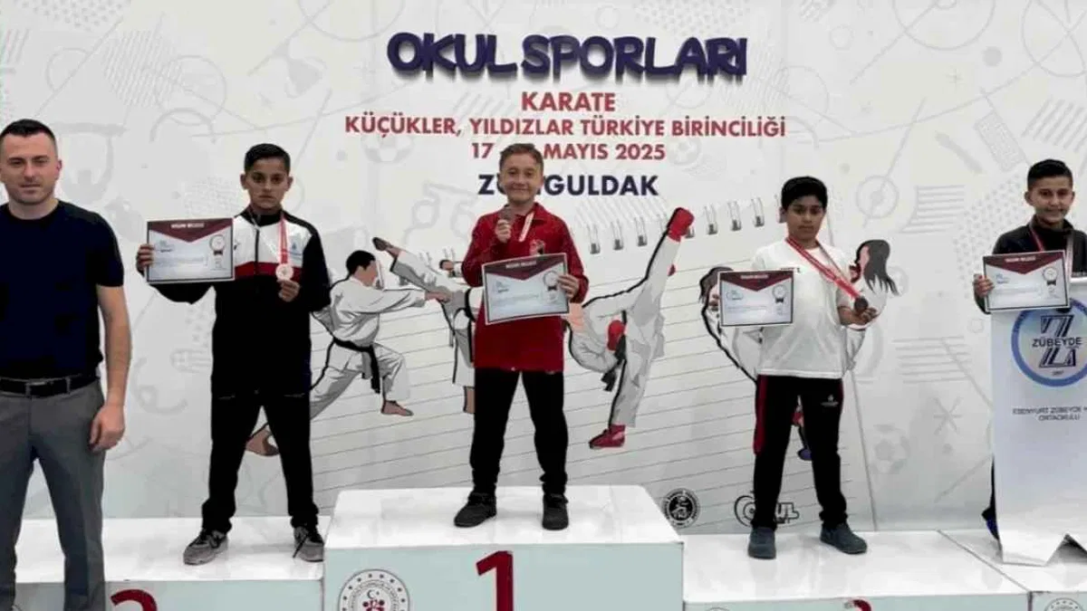 Genç karateci Türkiye’nin gururu oldu