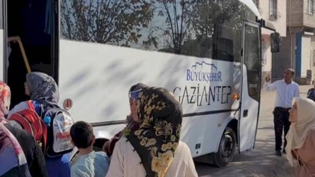 Gaziantep Narlıtepe'de okula ulaşım sorunu kökten çözüldü