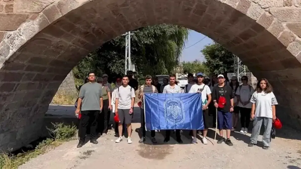 Kayseri Melikgazi'de Koramaz Vadisi'nde doğa yürüyüşü