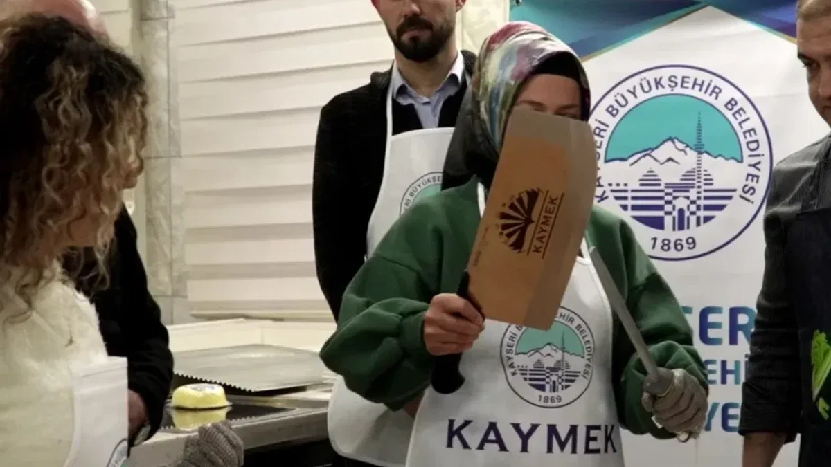 KAYMEK'ten pastırma doğrama kursu
