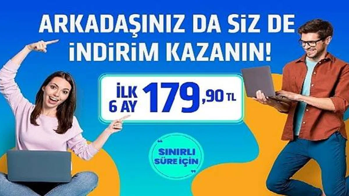 TurkNet'in GigaFiber'li Arkadaşını Getir kampanyası, hem sizi hem arkadaşlarınızı sevindiriyor