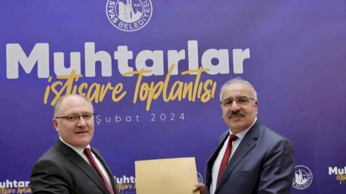 Başkan Bilgin muhtarlar ile buluştu