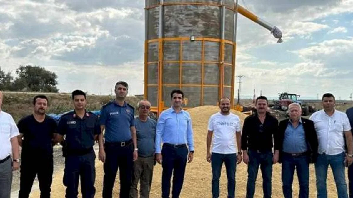 İpsala'da çeltik hasadı başladı