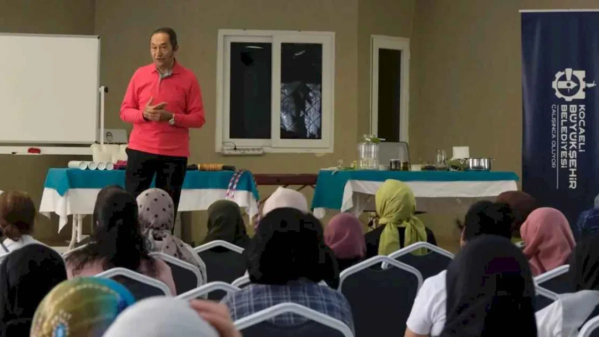 Kocaeli'de doğal şifa yöntemleri anlatıldı