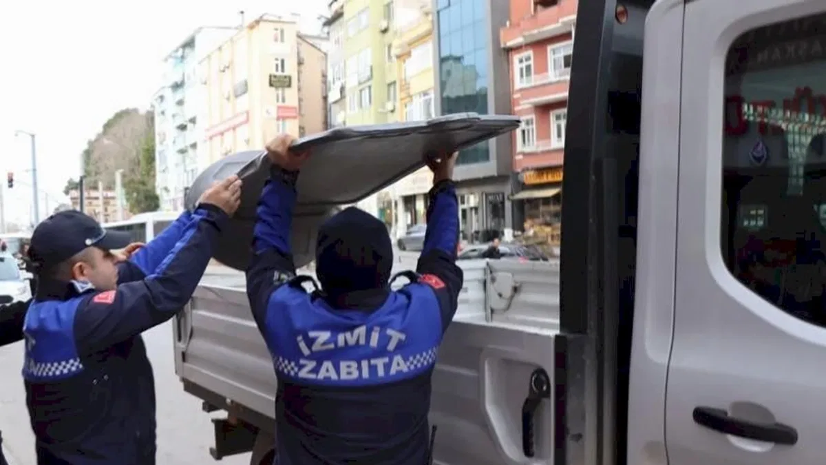 İzmit’te kamu alanı işgallerine sıkı denetim