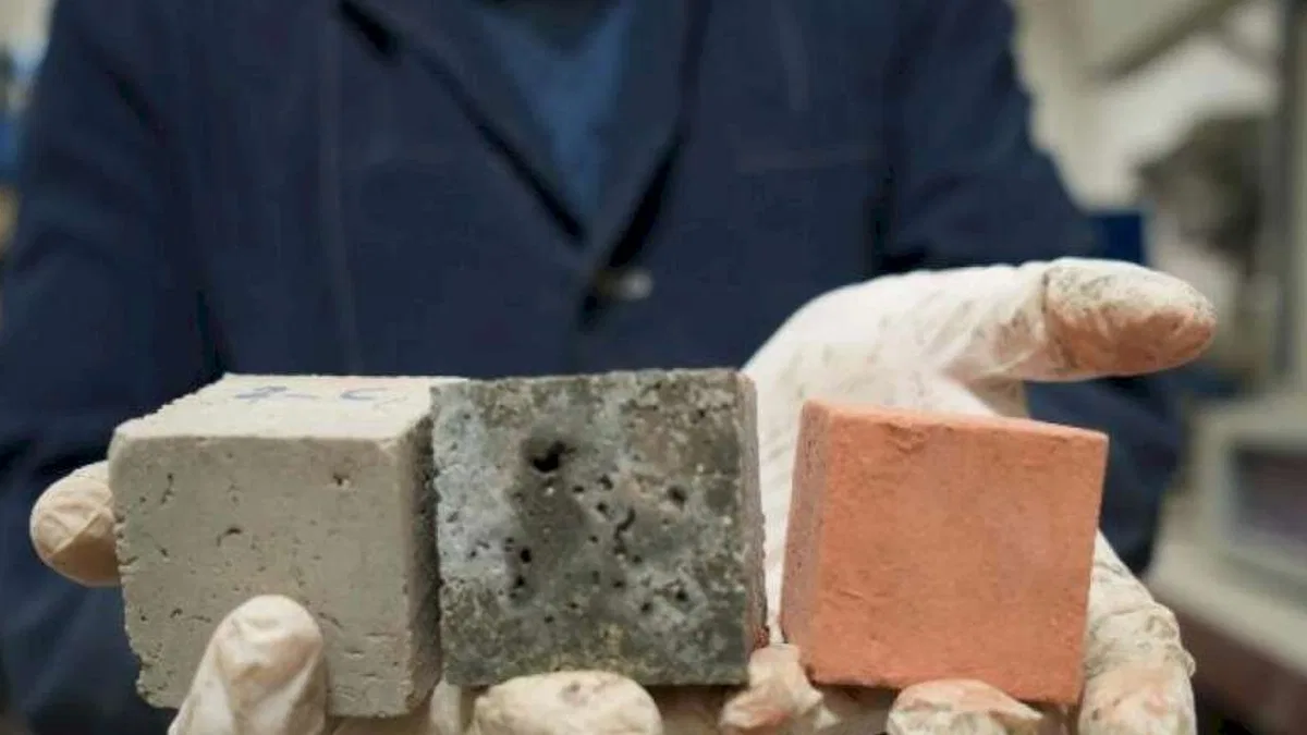Körfez dip çamurundan tuğla ve balata