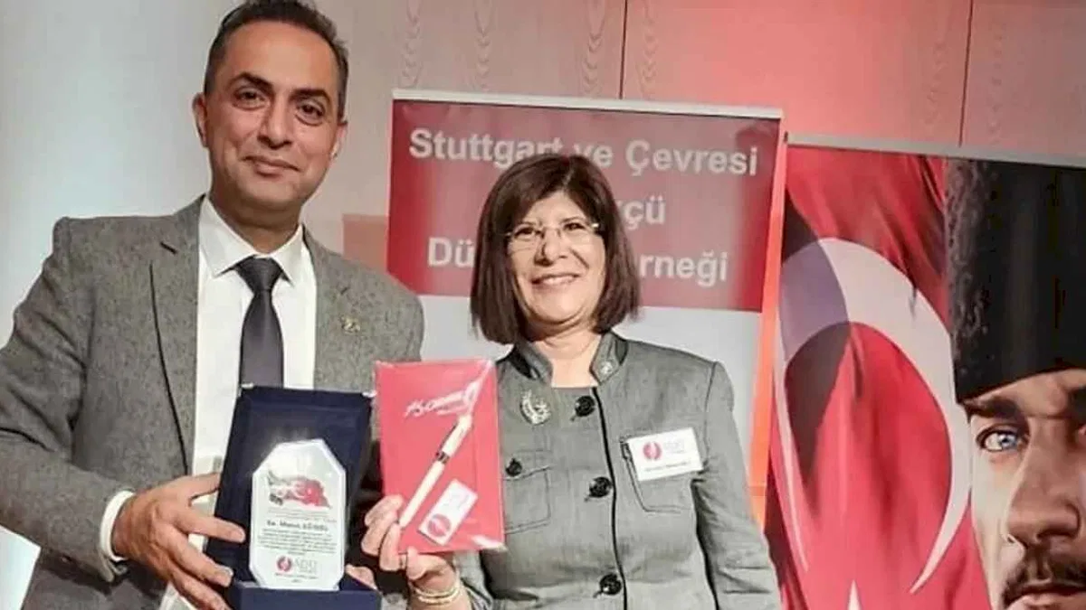 Murat Ağırel Almanya'da ADD'nin onur konuğu oldu