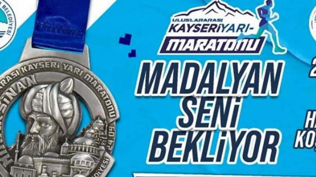Kayseri'de yarı maratona geri sayım