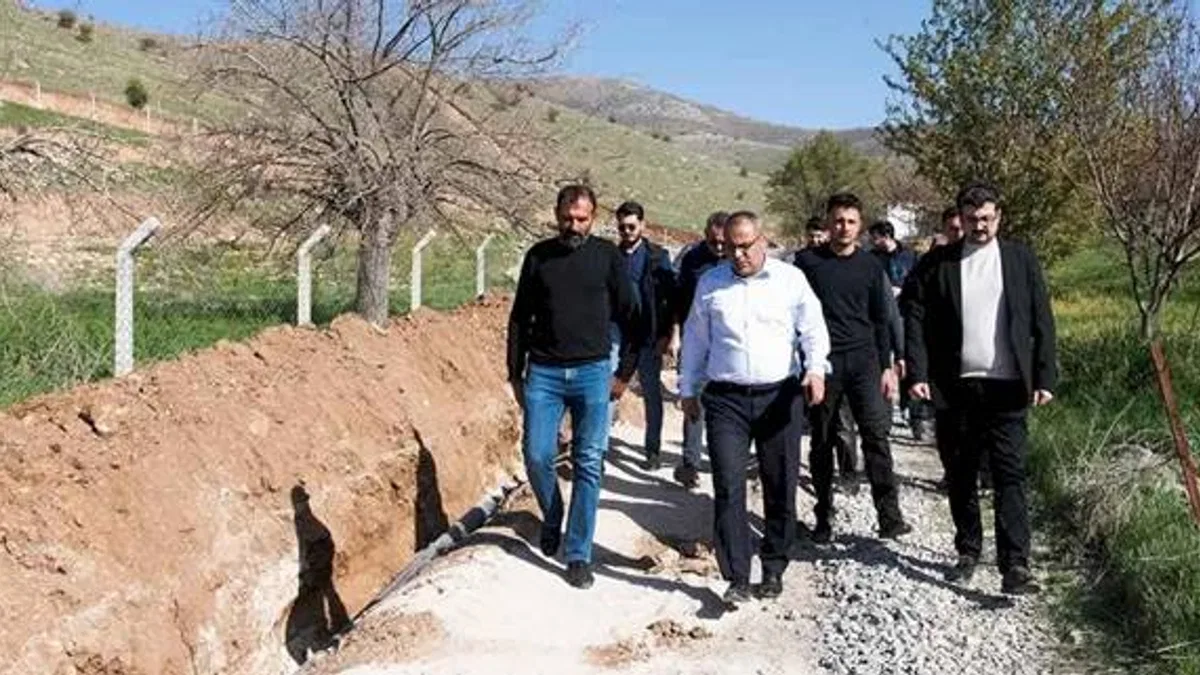 Malatya'da 15 yıllık su sorunu çözülüyor!