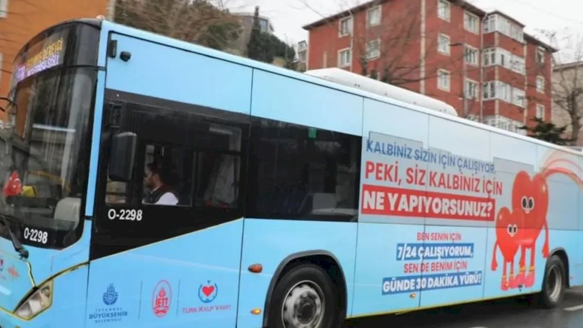 İETT'den kalp sağlığı farkındalık çalışması