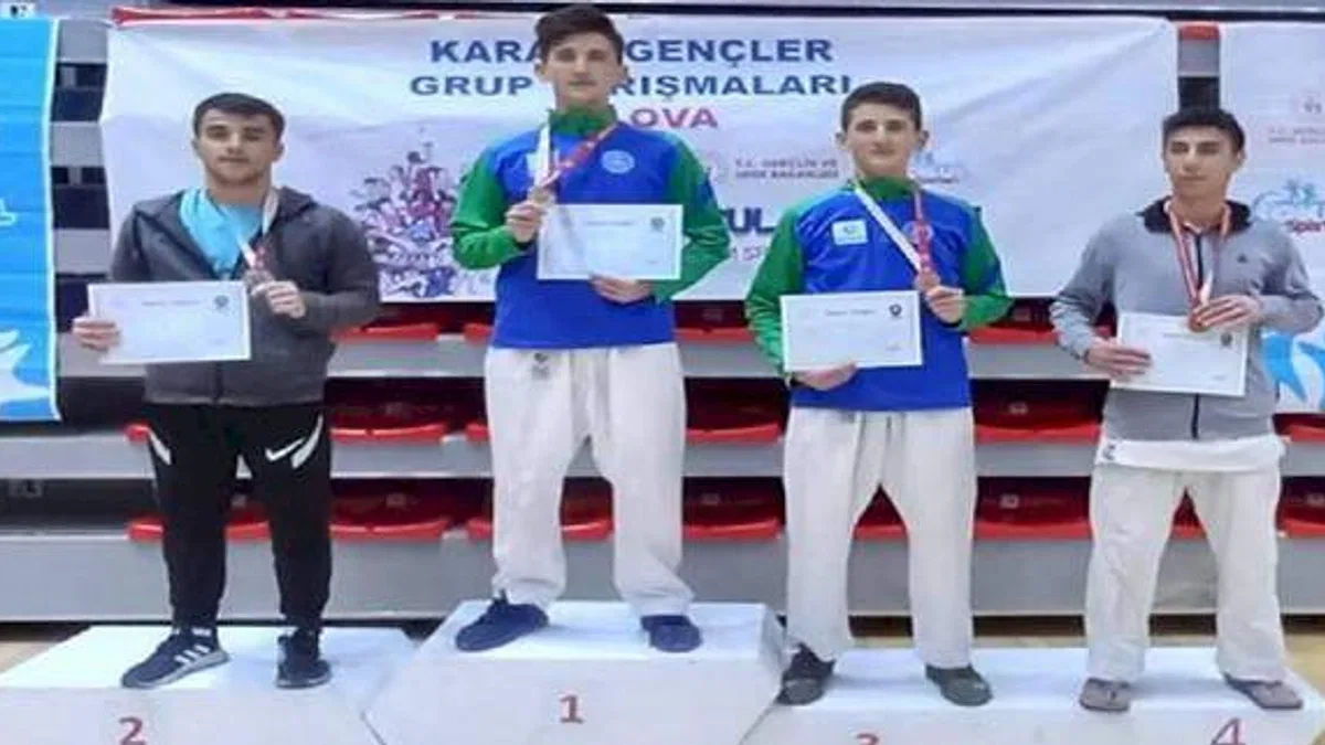 Çayıorva'ya karateden 6 madalya