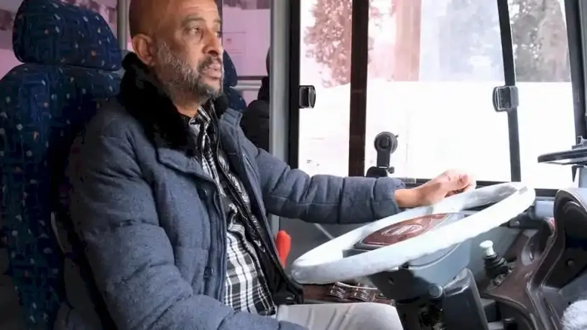 Bakan Kurum, Hataylı otobüs şoförünün yeni seferini paylaştı