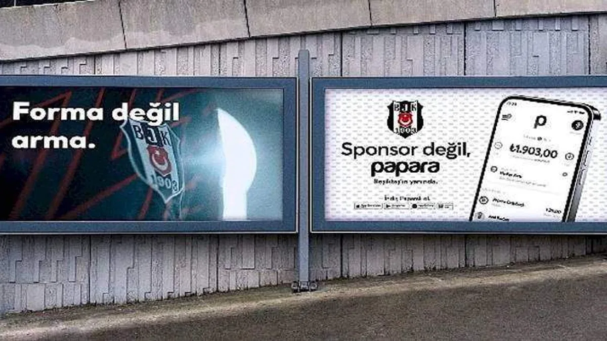 Papara'dan Beşiktaş Sponsorluğuna Yeni Reklam Kampanyası