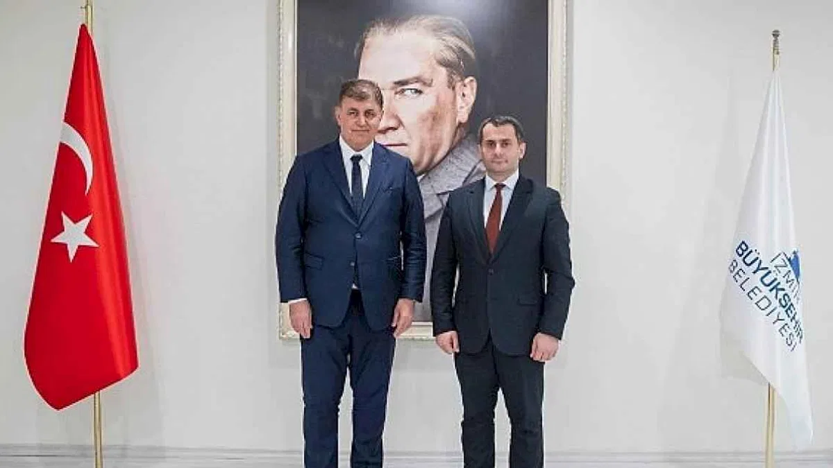 Başkan Tugay Kuzey Makedonya Başkonsolosu Fazlioski'yi ağırladı