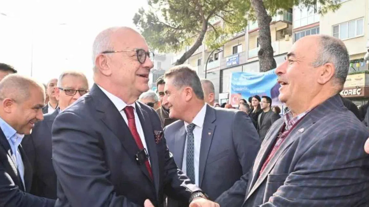 Başkan Ergün'e Soma'da yoğun ilgi