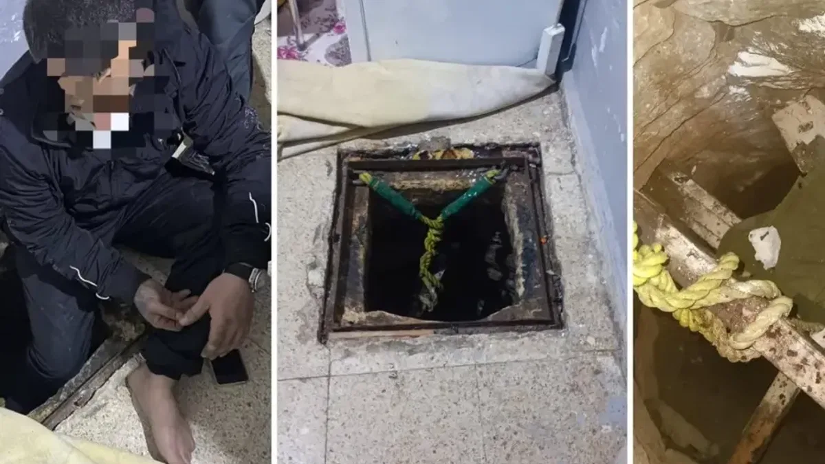 Kilis'te kuyuda saklanan firari yakalandı!
